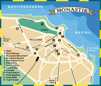 harta Monastir