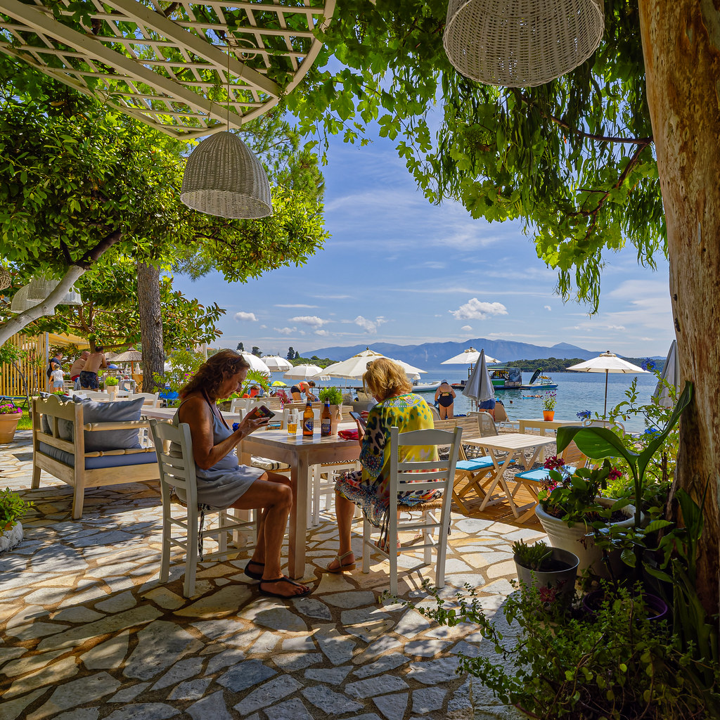poze Nidri, cea mai populara statiune din insula Lefkada