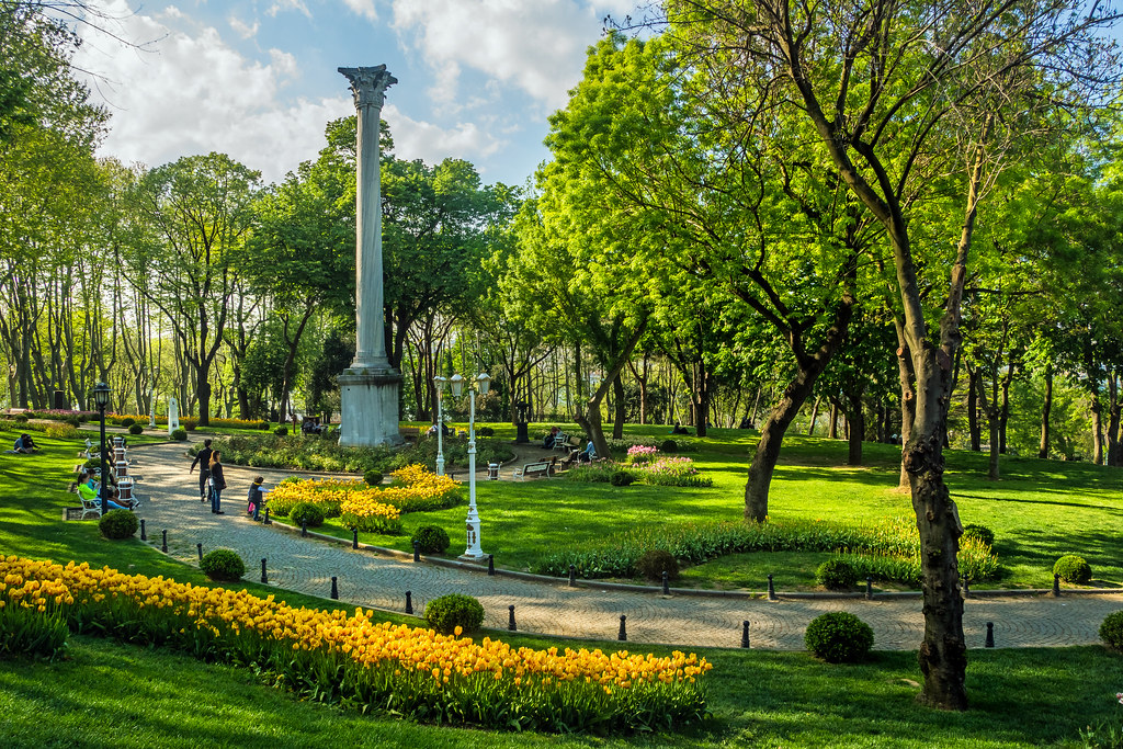 poze Parcul Gulhane din Istanbul