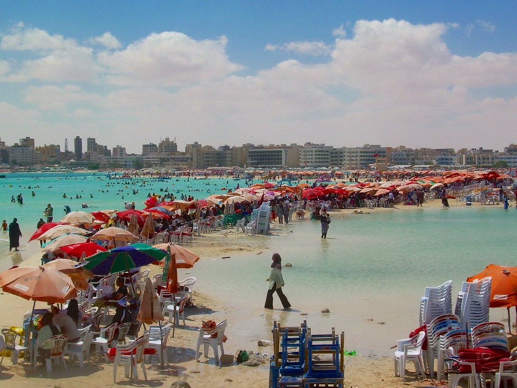 Plaja Gharam, cea mai mare plaja egipteana de la Marea Mediterana