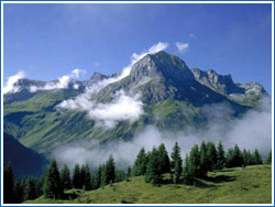 Vorarlberg, zona turistica in Austria