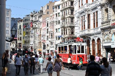 Cartierul Beyoglu din Istanbul