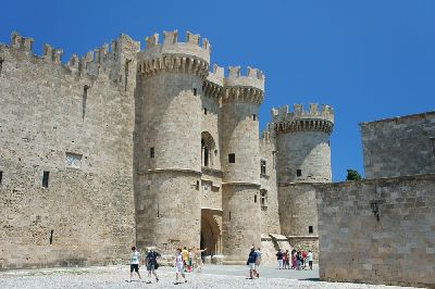 Cetatea medievală a Cavalerilor din Rodos Town (Palatul Marilor Artisti)